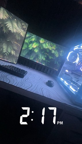 High end white custom see - end, pc