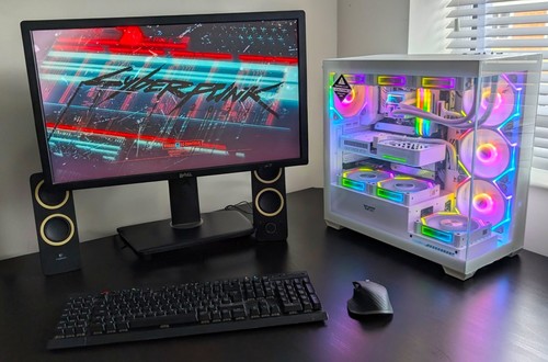 White high end gaming ryzen - white,